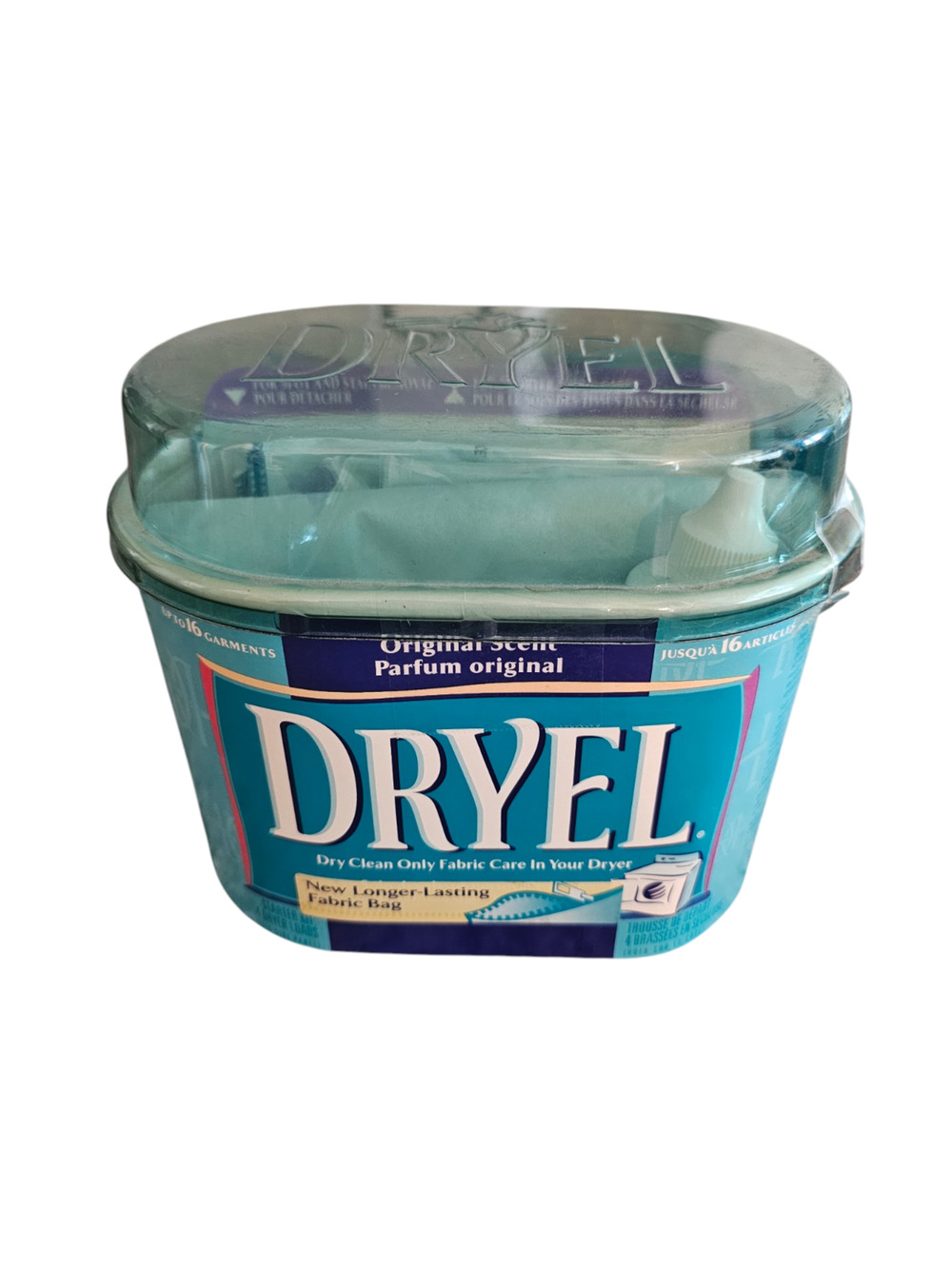 Dryel Starter Kit Original Scent Reusable Bag Absorbent Pads Stain Remover